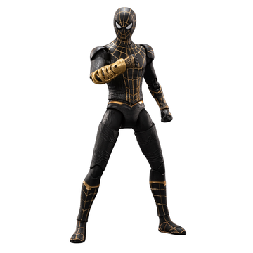 Spider-Man Toy Black and Gold Suit No Way Home Action Figure By ZD Toys