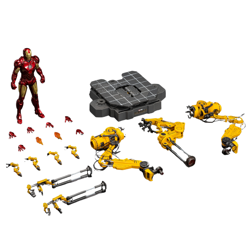 Iron Man Mark 7 - Suit-up Gantry Action Figure By ZD Toys