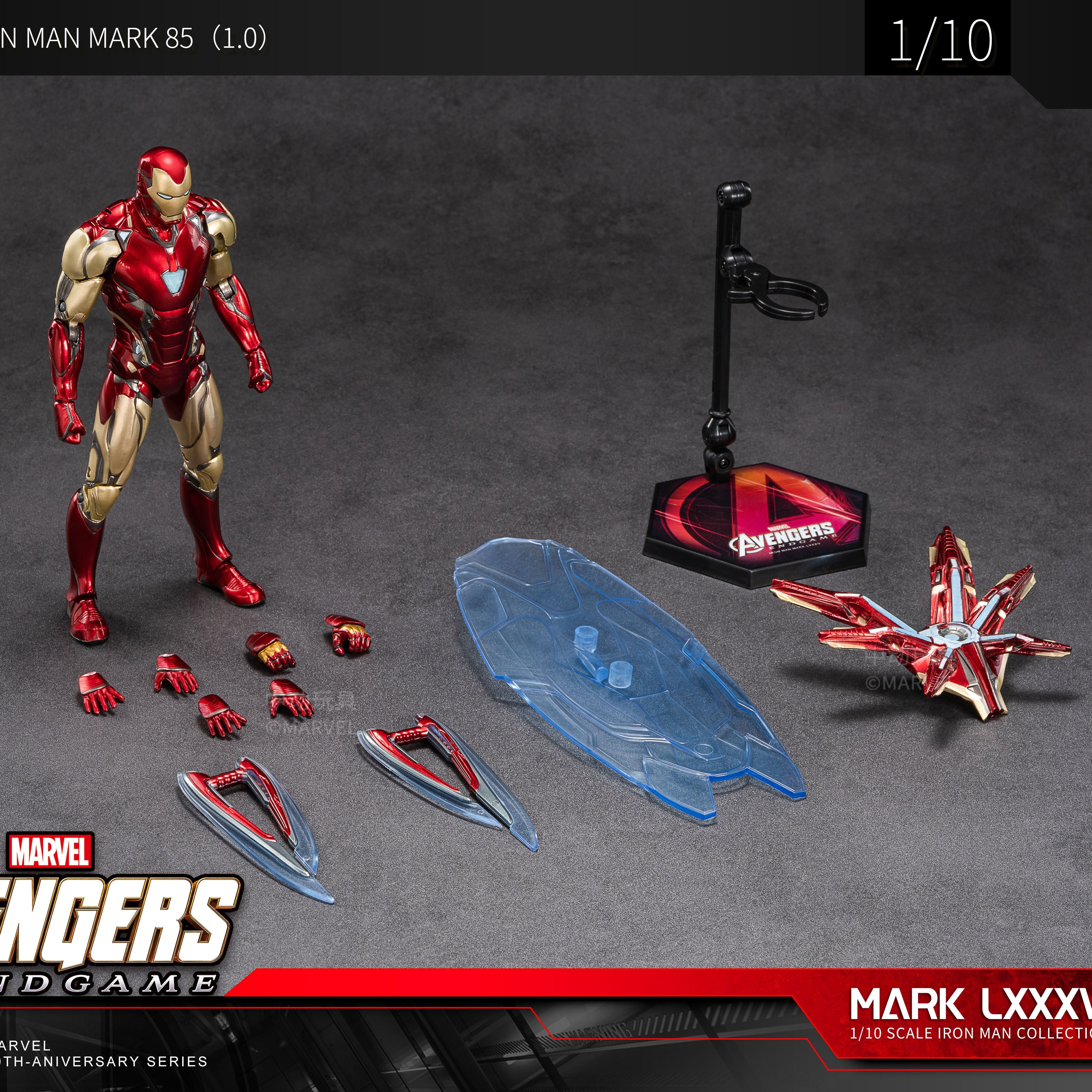 Iron Man Mark 85 Action Figure By ZD Toys