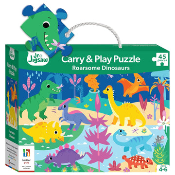 Junior Jigsaw Carry & Play - Roarsome Dinosaurs