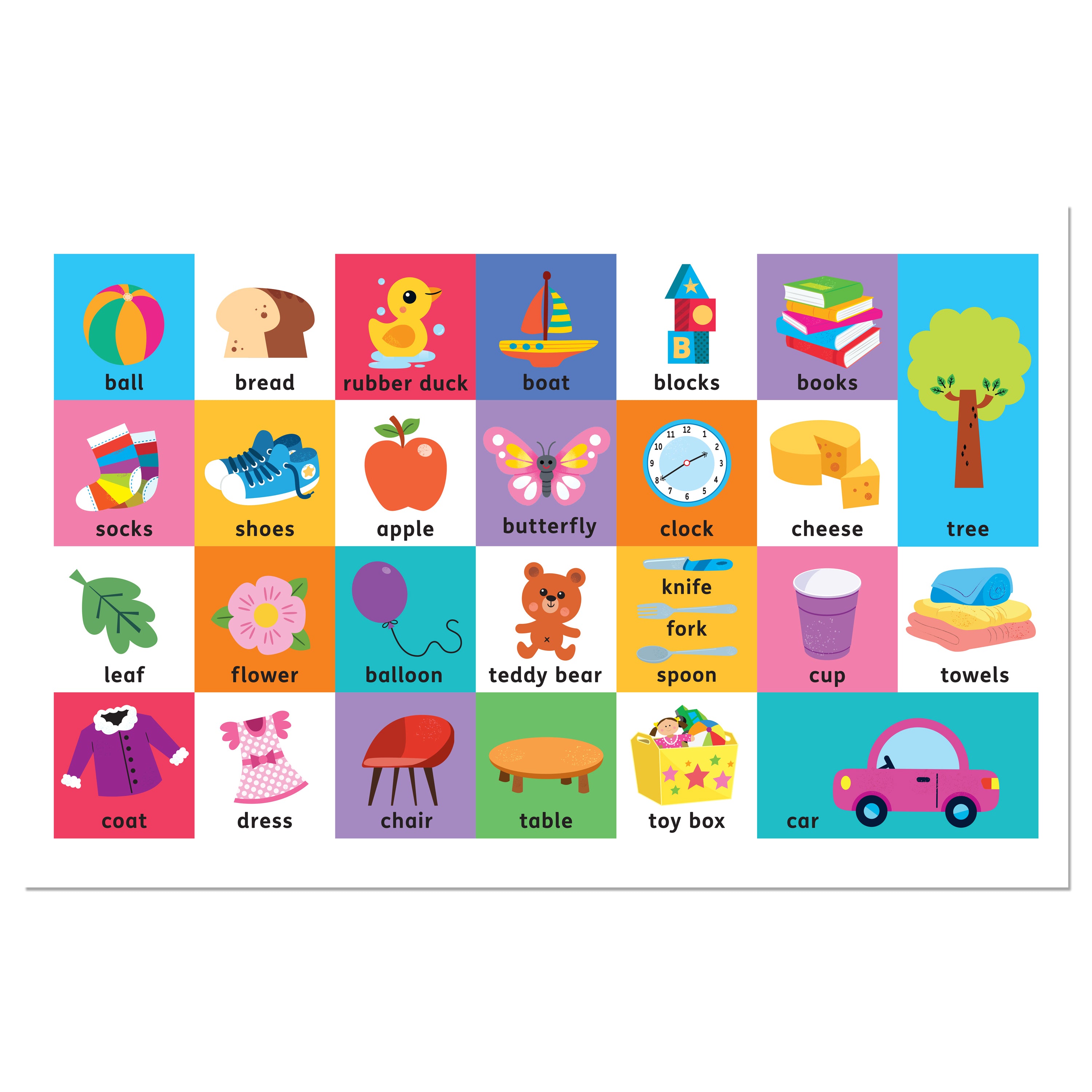 Combo Offer: 50 Animal Sounds Book + Building Blocks Floor Puzzle - First Words