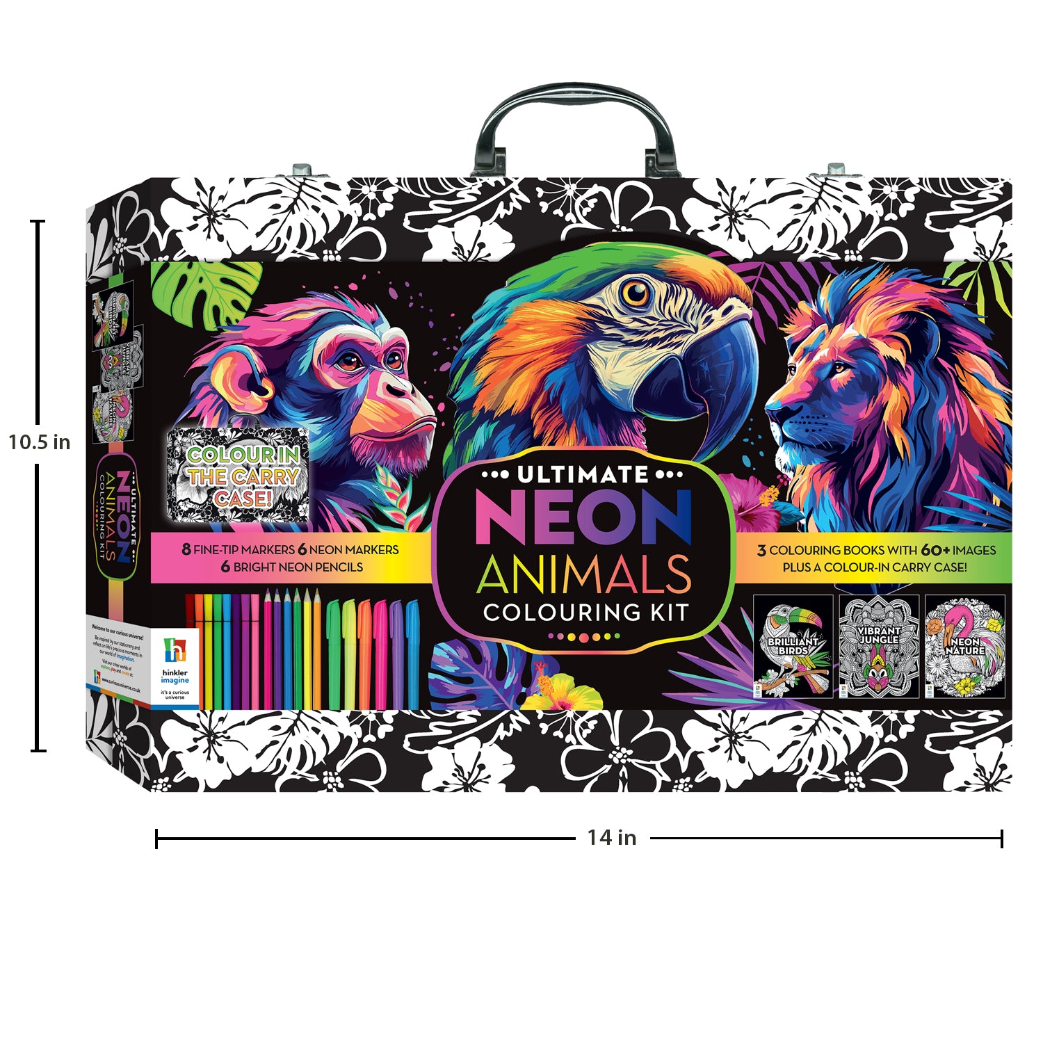 Colouring Kit - Ultimate Neon Animals