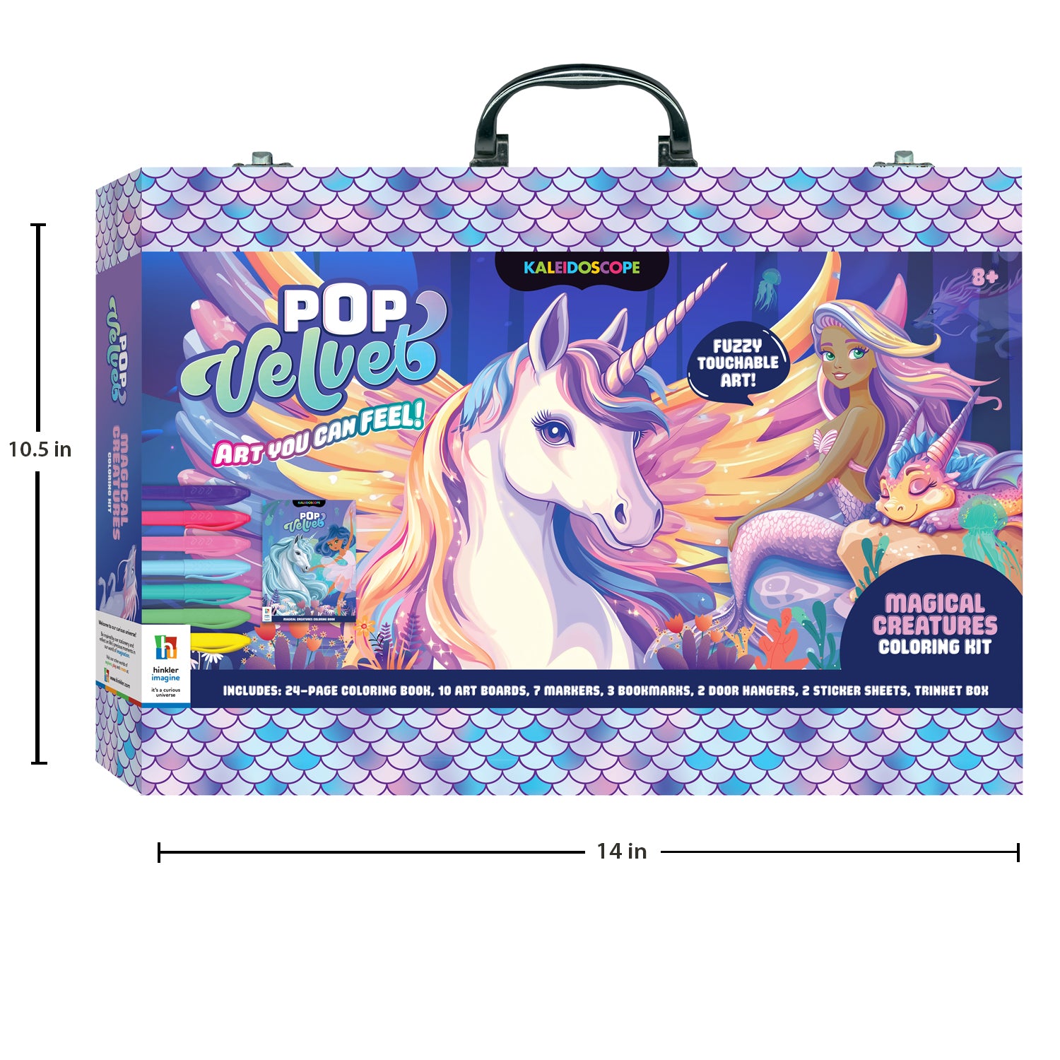 Carry Case - Kaleidoscope Pop Velvet Magical Creatures