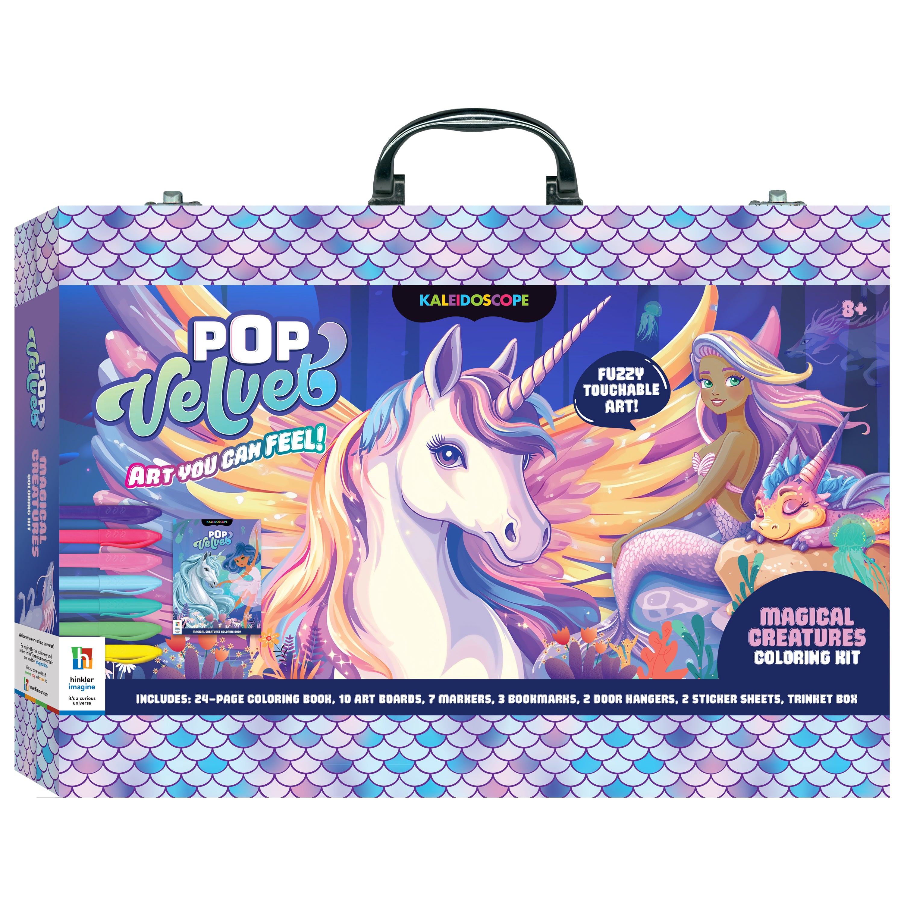 Carry Case - Kaleidoscope Pop Velvet Magical Creatures
