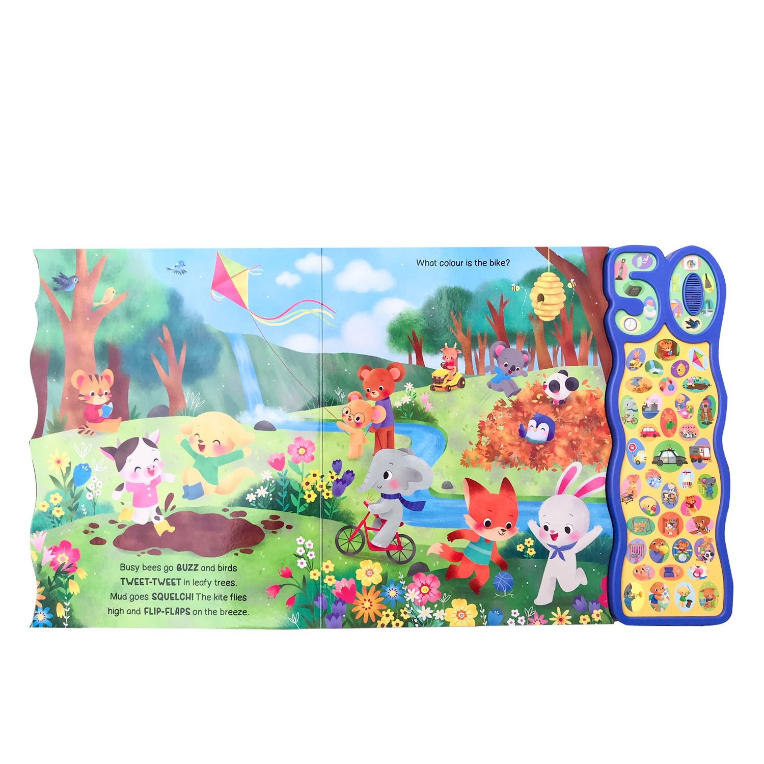 Combo Offer: 50 Around Me Sounds Book + Building Blocks Floor Puzzle - First Animals
