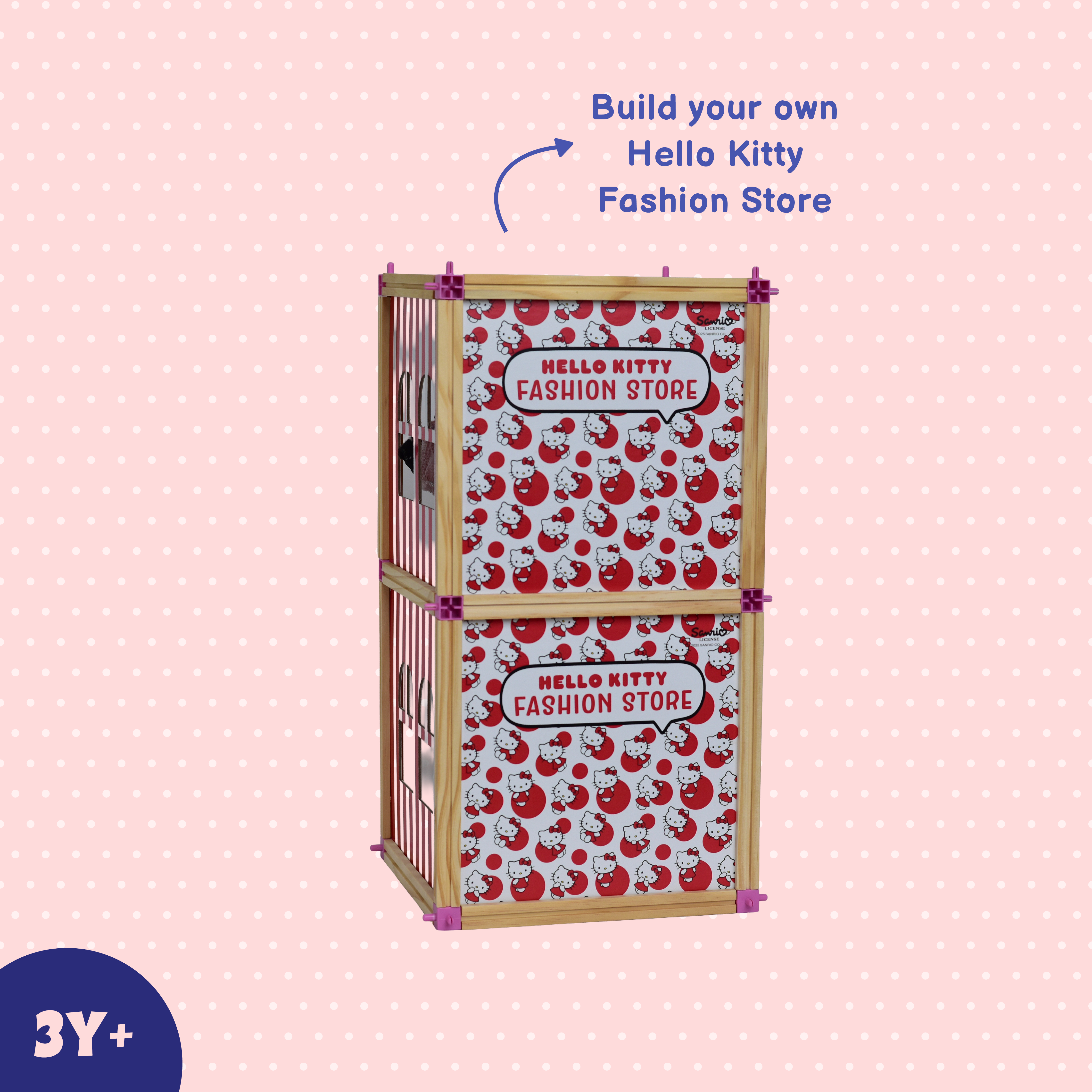 Fashion Store Playset – Build & Play Wooden Dollhouse