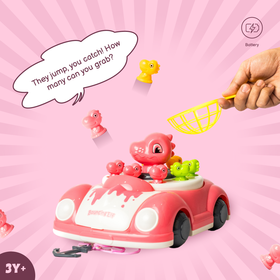 Catch-a-Saurus - the Bouncing Elf Car Fishing Game!