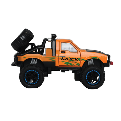 1:24 Die-Cast Off Road Monster Car With Metal Body | Yellow