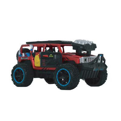 1:32 Die-Cast Off Road Monster Car With Metal Body - 4 Seater | Red