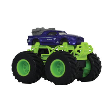 1:64 Die-Cast Off Road Monster Car With Metal Body | Purple/Green