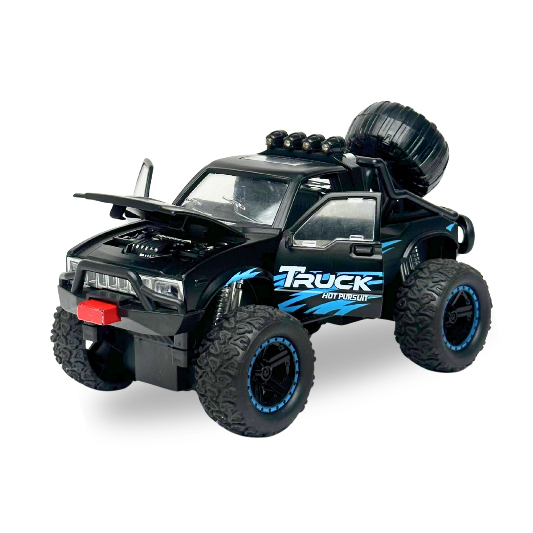 1:24 Die-Cast Off Road Monster Car With Metal Body | Black