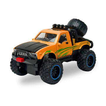 1:24 Die-Cast Off Road Monster Car With Metal Body | Yellow