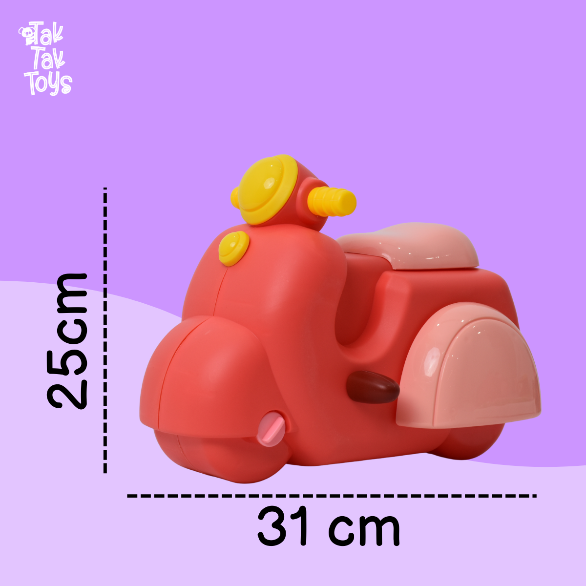 Tak Tak Toys Hello Kitty 2-in-1 Kids Scooter