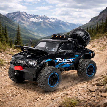 1:24 Die Cast Off Road Monster Car With Metal Body | Black