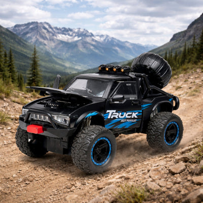 1:24 Die Cast Off Road Monster Car With Metal Body | Black