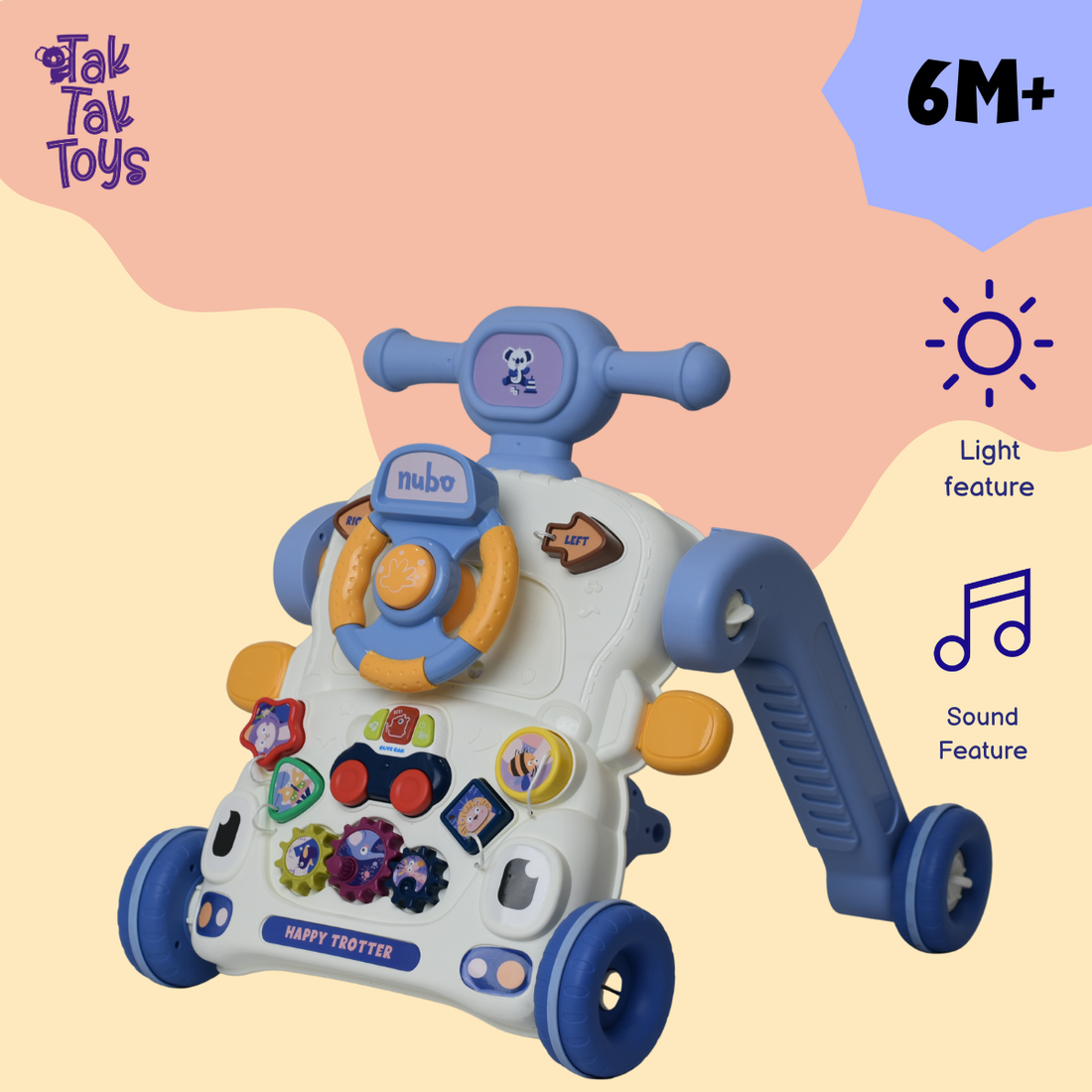 Tak Tak Toys Nubo 5-in-1 Happy Trotter For Kids