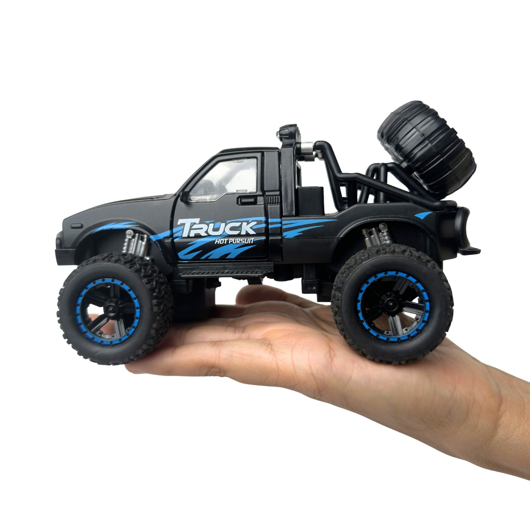 1:24 Die Cast Off Road Monster Car With Metal Body | Black