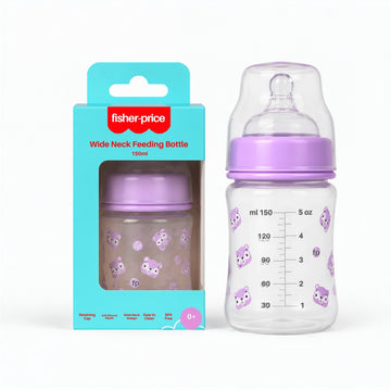 Wide Neck Baby Feeding Bottle - 150 ml