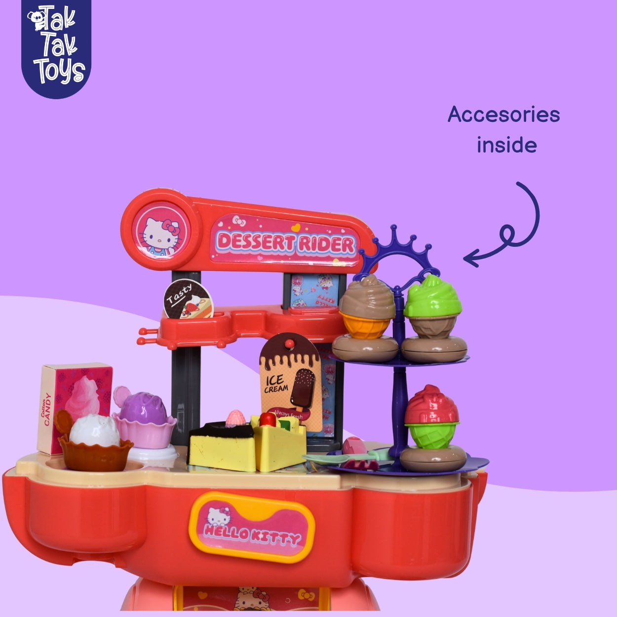 Dessert Rider - 2-in-1 Scooter Playhouse