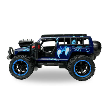 1:32 Die-Cast Off Road Monster Car With Metal Body - 4 Seater | Blue