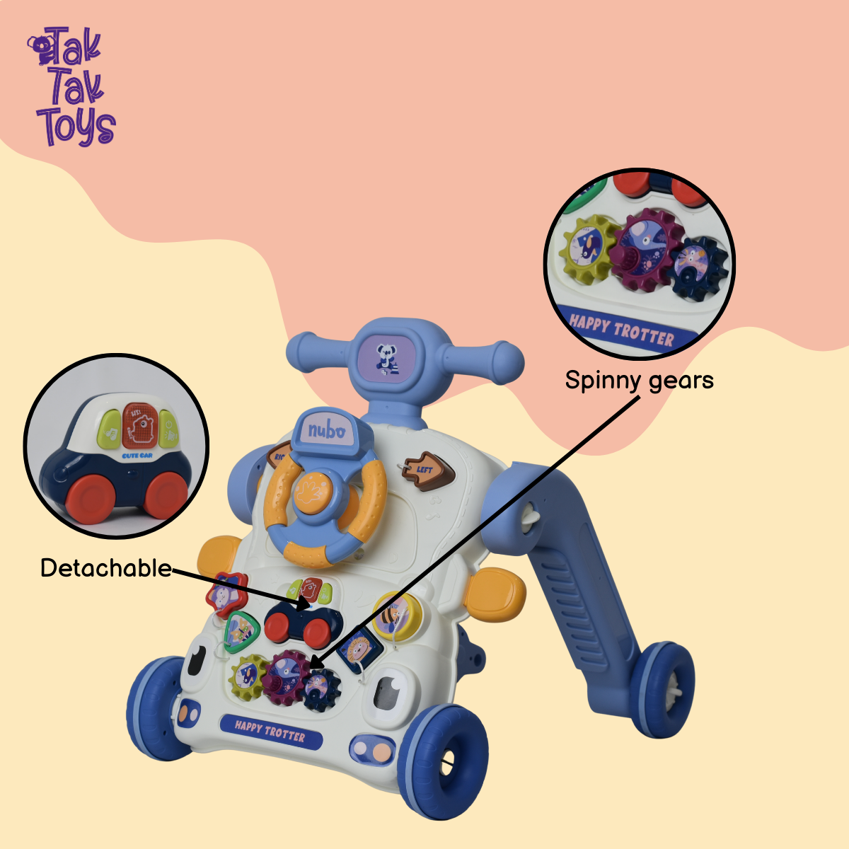 Tak Tak Toys Nubo 5-in-1 Happy Trotter For Kids