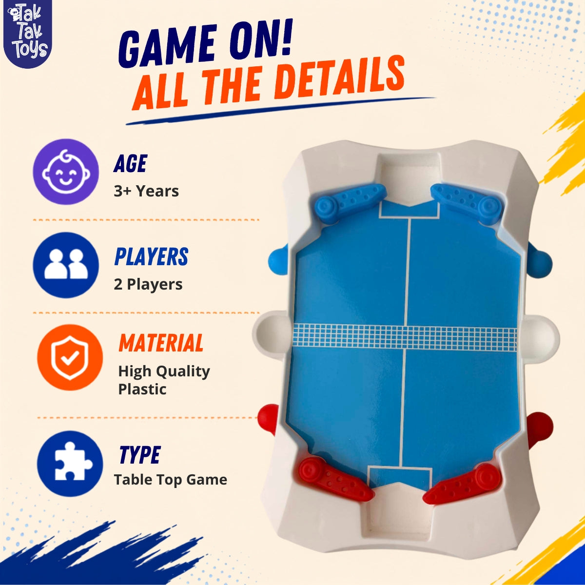 Flick & Score Tabletop Game - 3 Ways to Play, 3+ Years