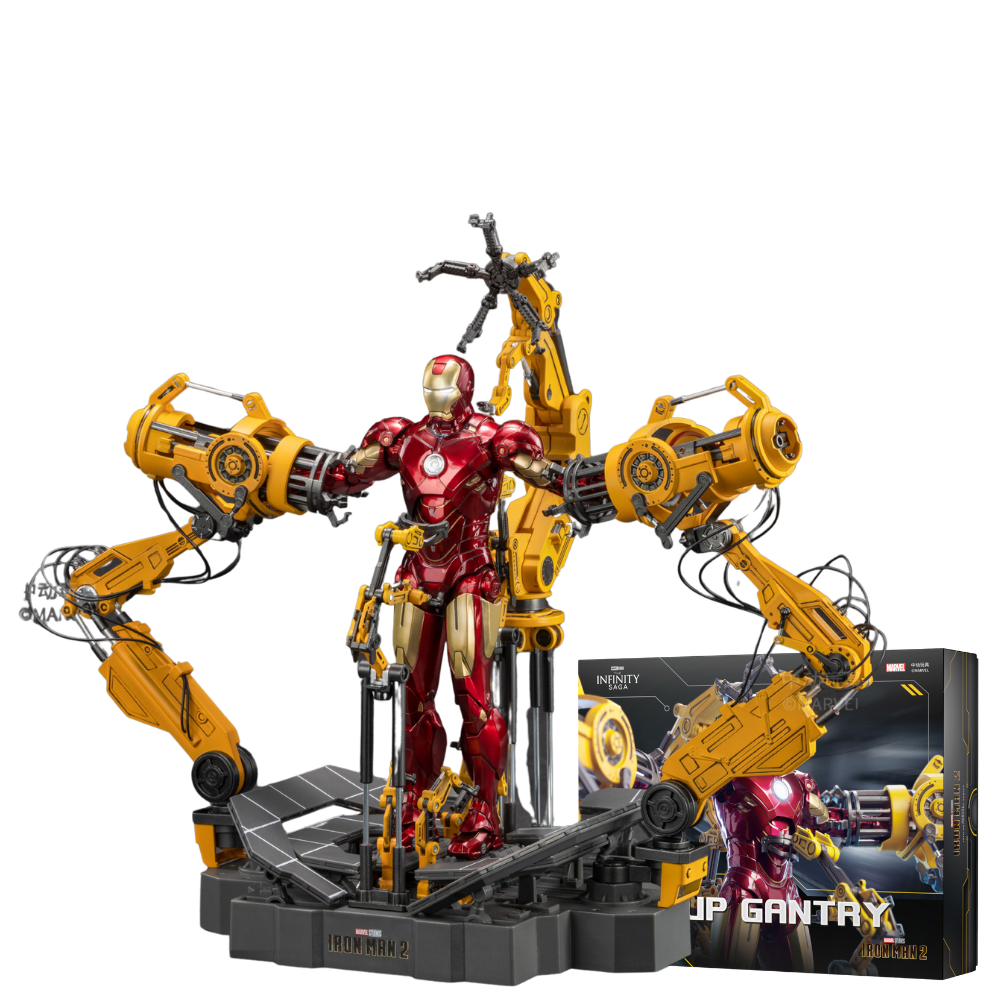 Iron Man Mark 7 - Suit-up Gantry Action Figure By ZD Toys | Ages 15+
