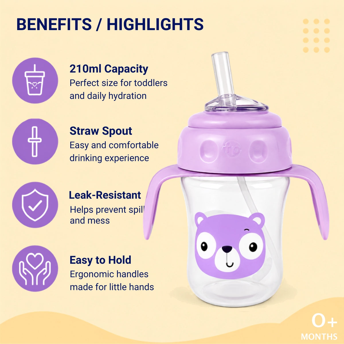 Baby Sippy Cup - 210 ml