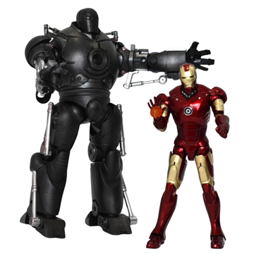 Iron Man Mark 3 & Iron Monger Set, The Final Battle Action Figure Set By ZD Toys | Ages 15+