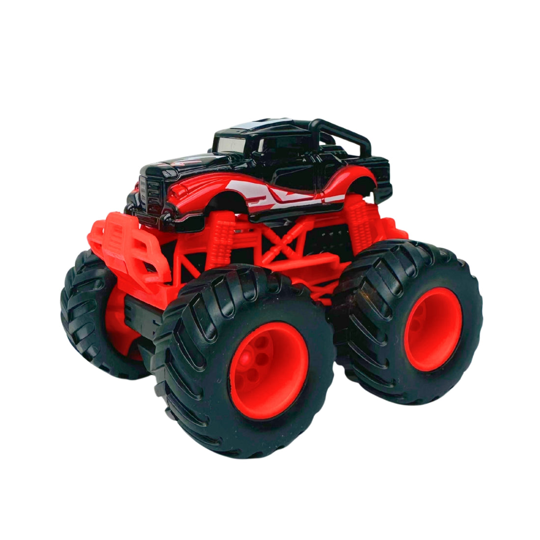 1:64 Die Cast Off Road Monster Car With Metal Body | Black/Red