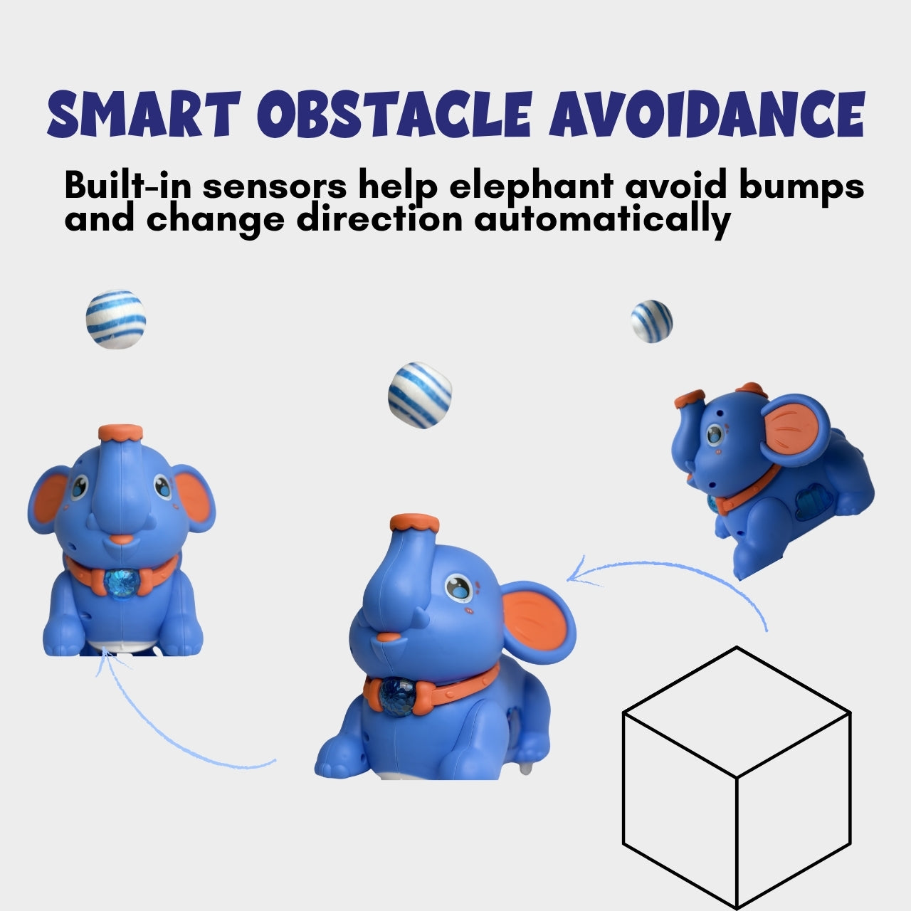 Balancing Elephant - Interactive Musical Toy, Ages 1+ Years