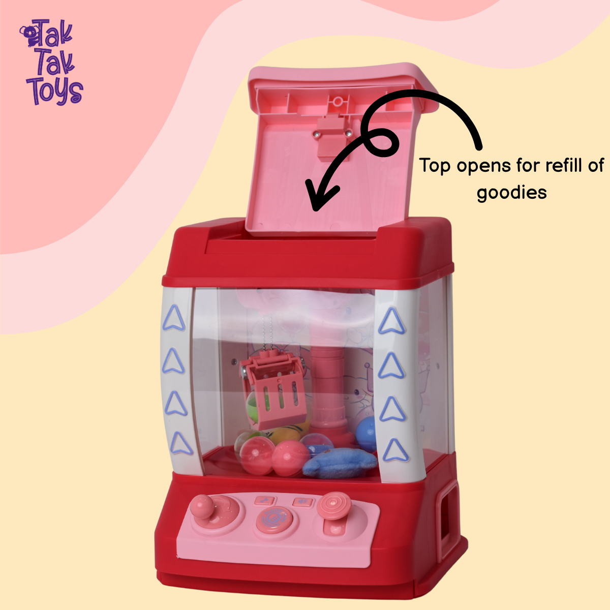 Tak Tak Toys Hello Kitty Mini Claw Machine for Kids | Grab & Win