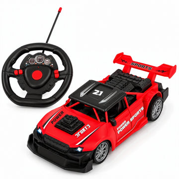 Zoom Rally - Rechargeable RC Car, Ages 4+ Years | Red