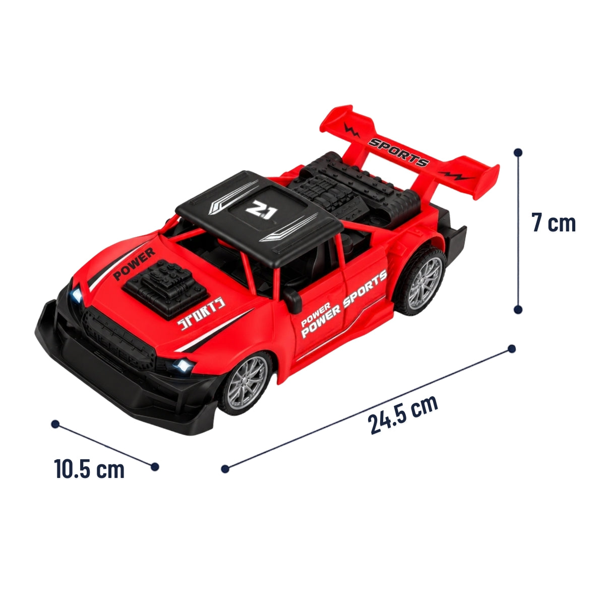 Zoom Rally - Rechargeable RC Car, Ages 4+ Years | Red