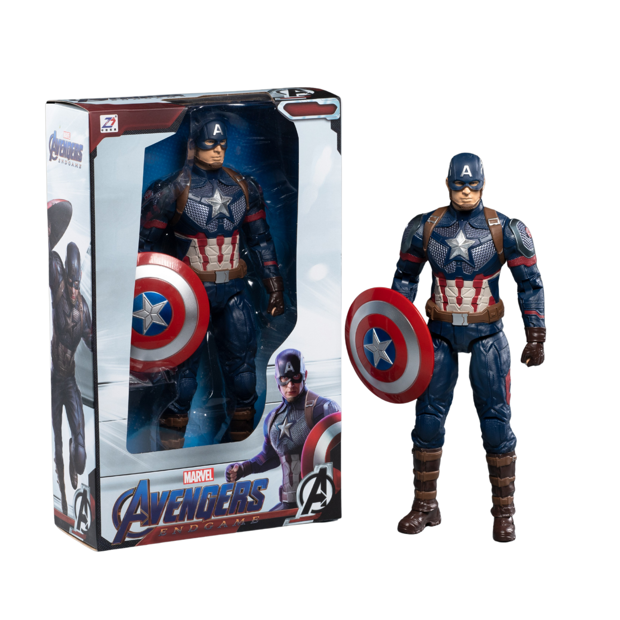 Captain America Action Figure By ZD Toys - 14 Inch | Ages 15+