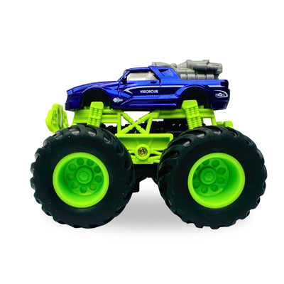 1:64 Die-Cast Off Road Monster Car With Metal Body | Purple/Green