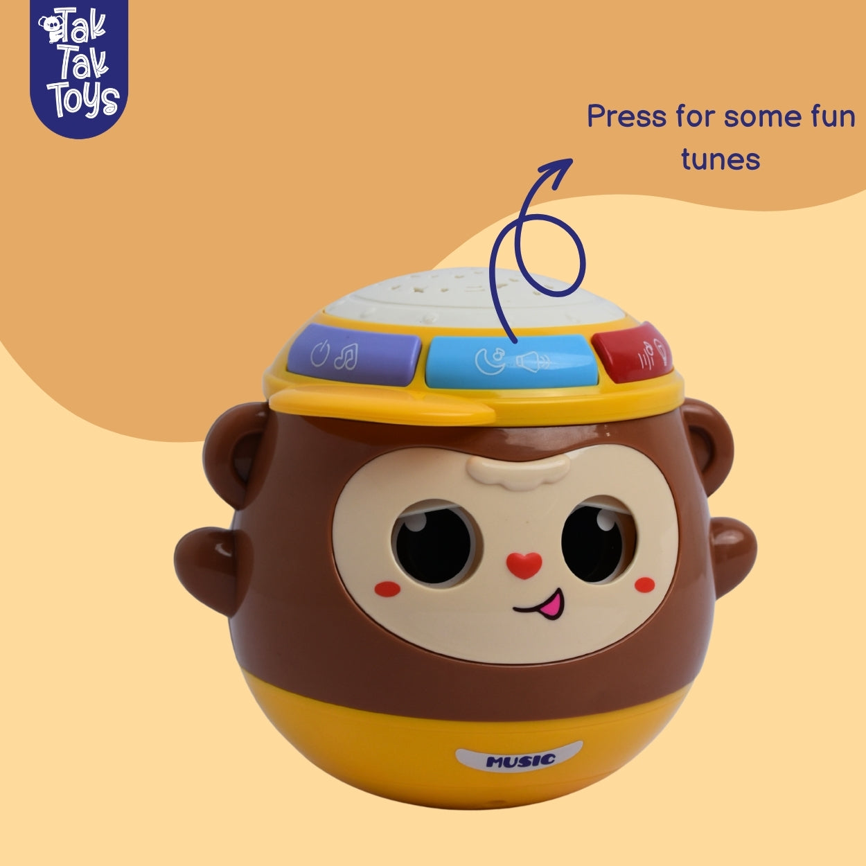 Jungle Beats - Musical Monkey Toy with Lights