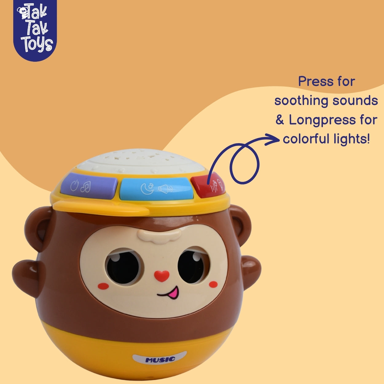 Jungle Beats - Musical Monkey Toy with Lights