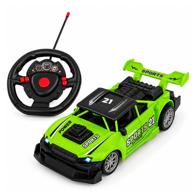 Zoom Rally - Rechargeable RC Car, Ages 4+ Years | Green