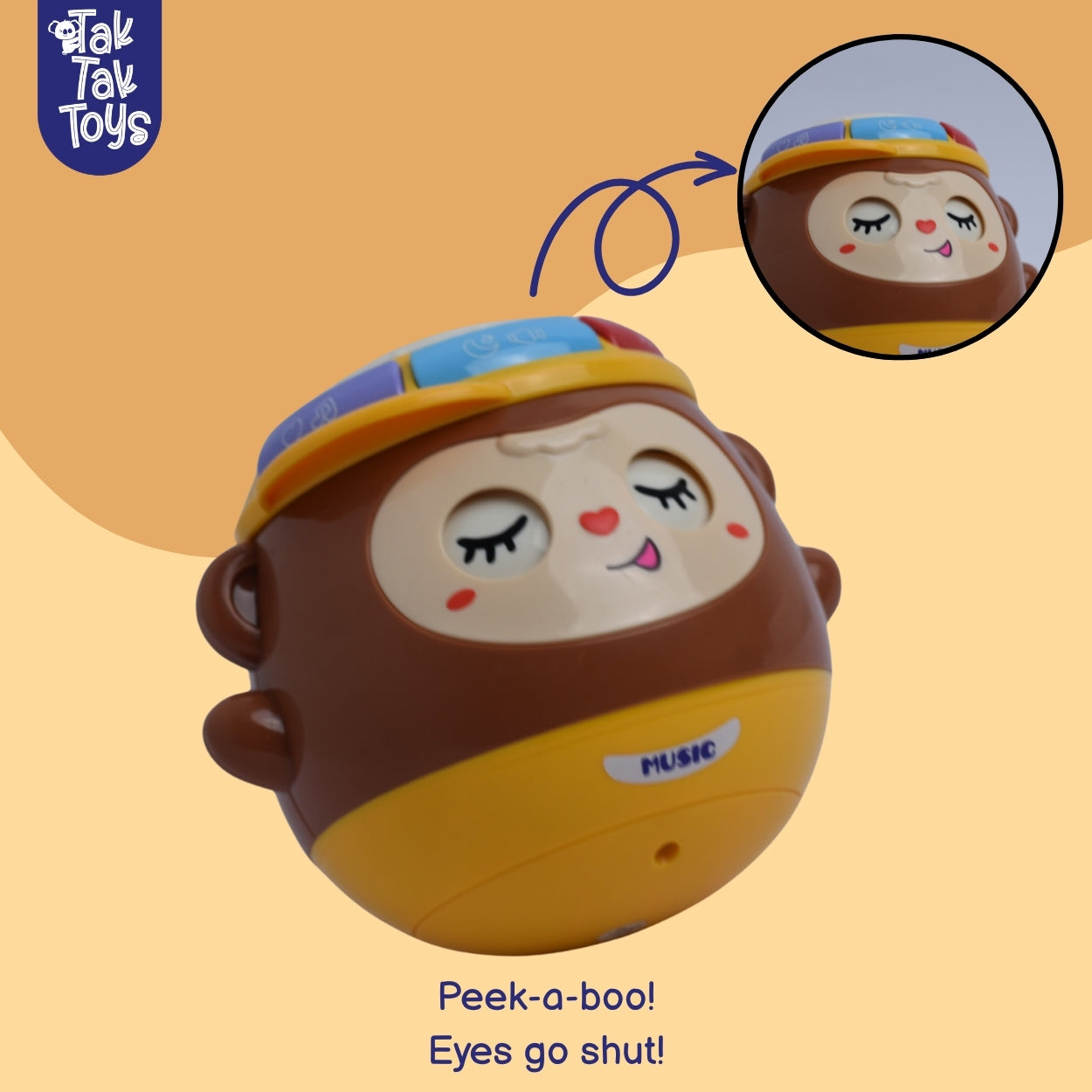 Jungle Beats - Musical Monkey Toy with Lights