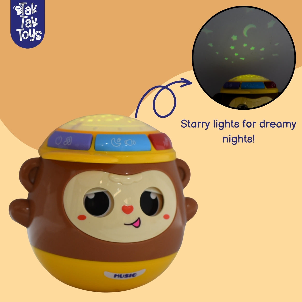 Jungle Beats - Musical Monkey Toy with Lights