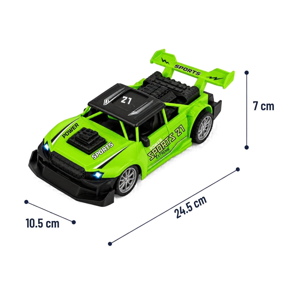 Zoom Rally - Rechargeable RC Car, Ages 4+ Years | Green