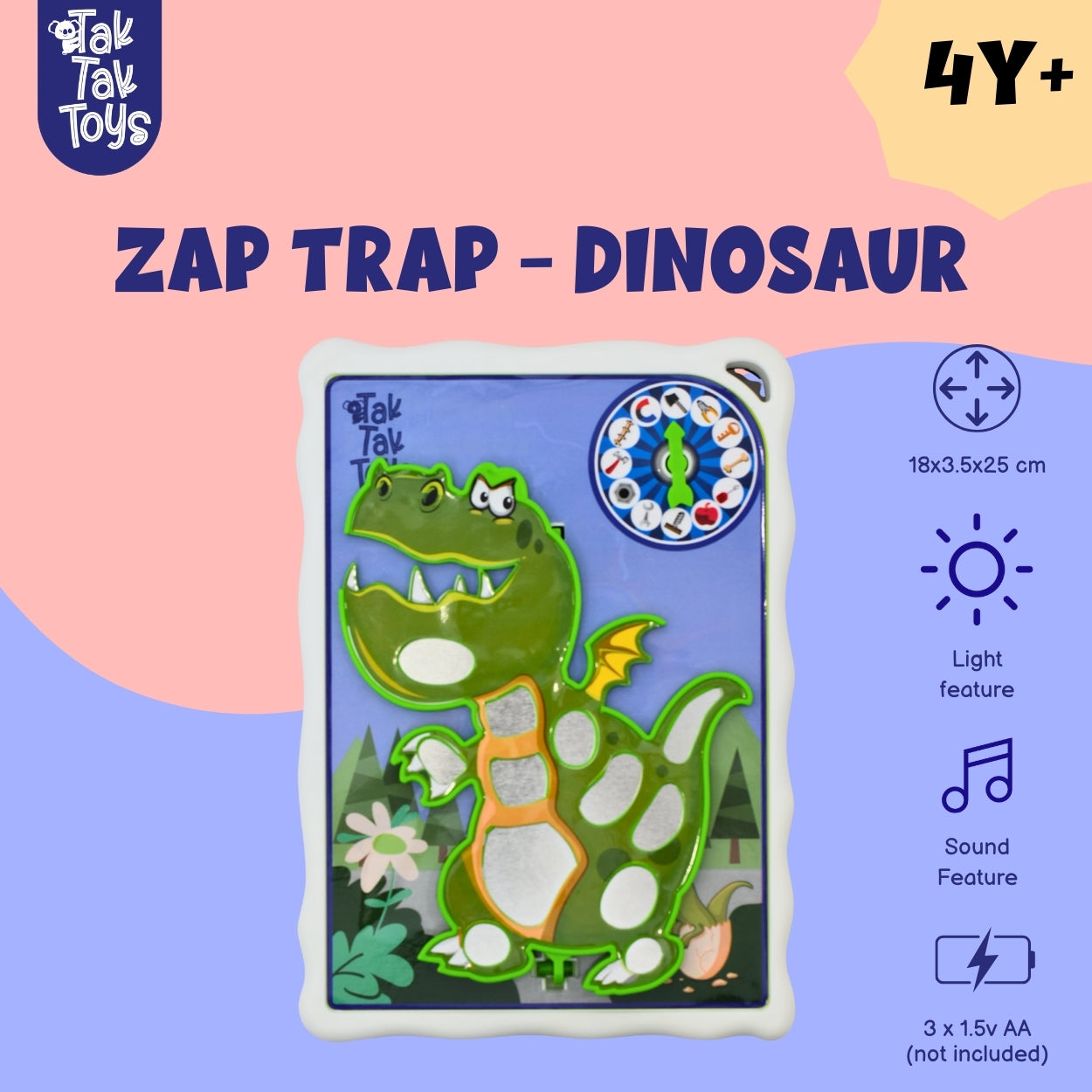 Zap Trap - Dinosaur - Interactive STEM Toy