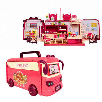 2-in-1 Convertible Ambulance Playset, Ages 3+ Years