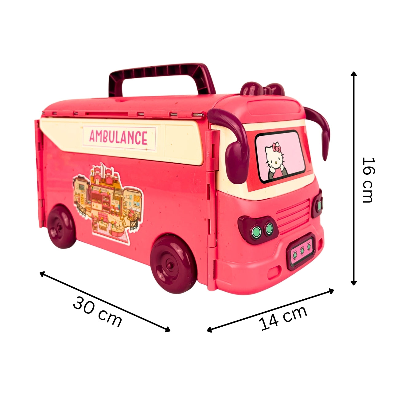 2-in-1 Convertible Ambulance Playset, Ages 3+ Years