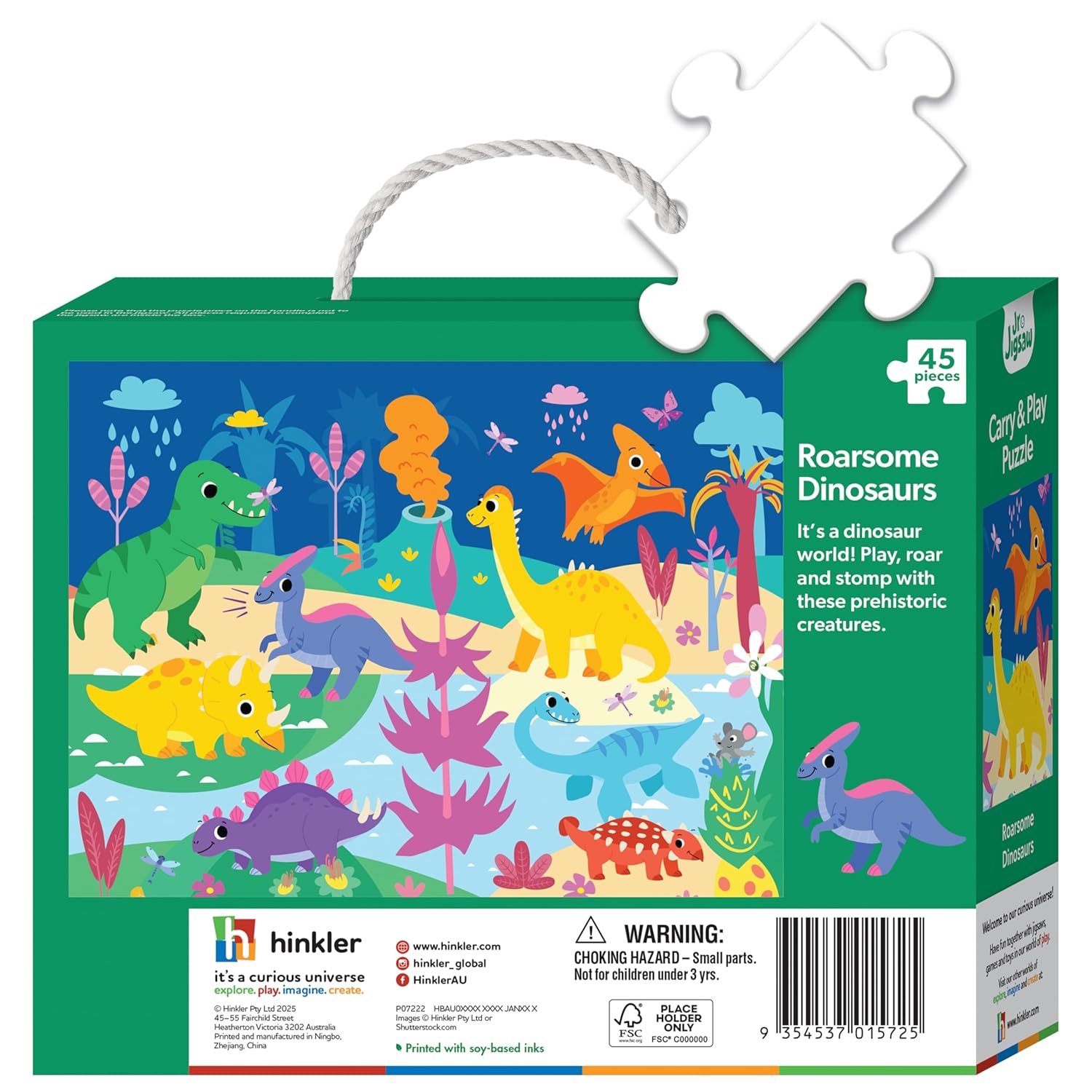 Junior Jigsaw Carry & Play - Roarsome Dinosaurs