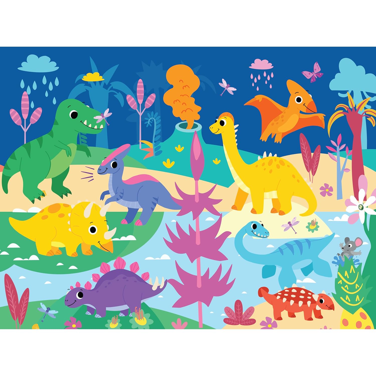 Junior Jigsaw Carry & Play - Roarsome Dinosaurs