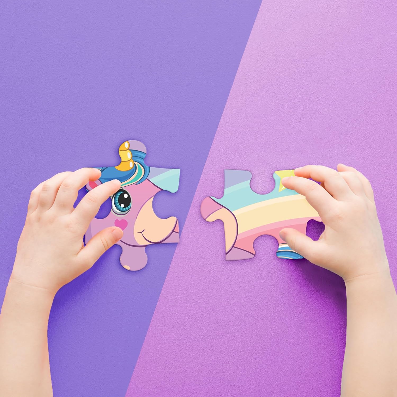 Hinkler Junior Jigsaw Carry & Play Rainbow Unicorns
