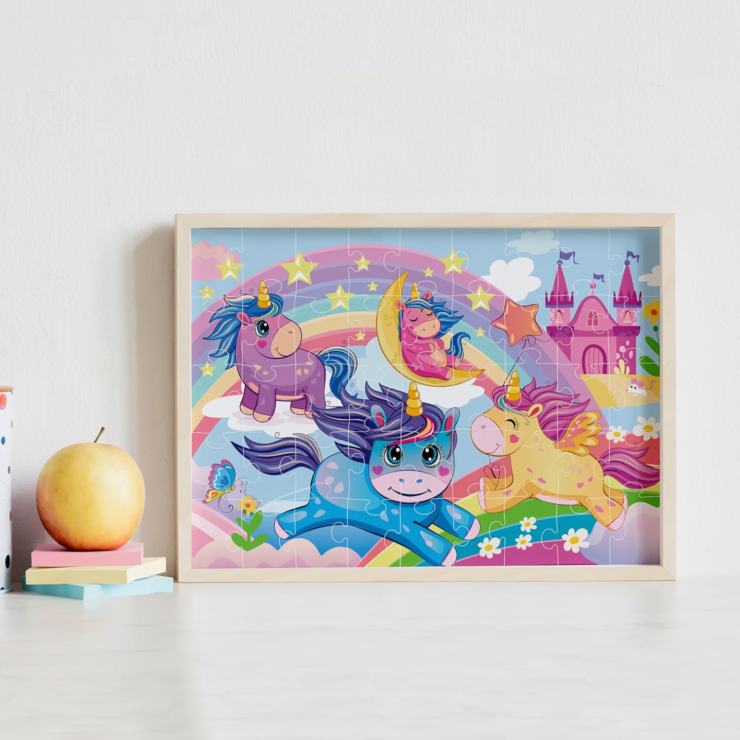 Hinkler Junior Jigsaw Carry & Play Rainbow Unicorns