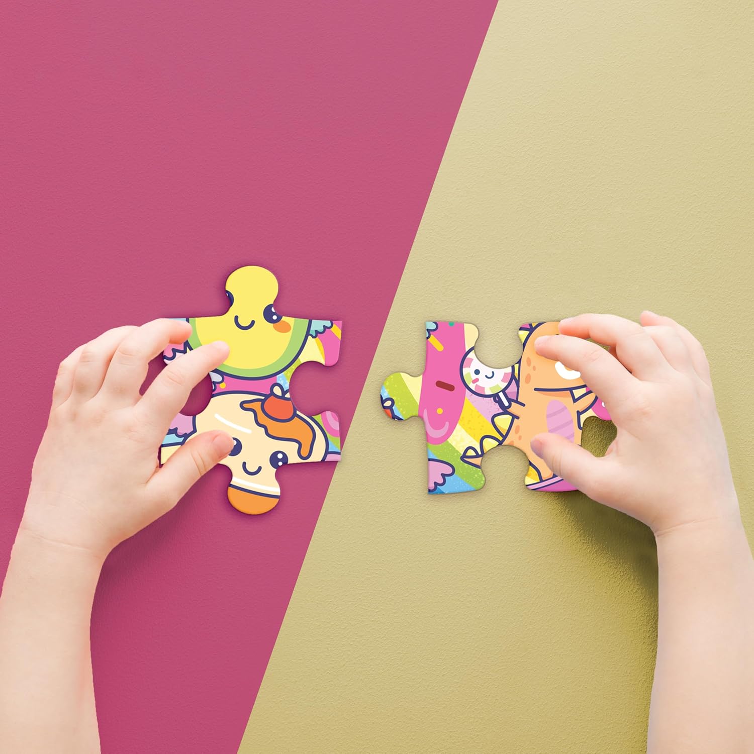 Junior Jigsaw Carry & Play - Sweet Kawaii – Tak Tak Toys Junior Jigsaw Carry & Play - Sweet Kawaii – Tak Tak Toys